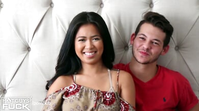 Curvy Filipina Maya Mona gets rough college fuck and facial cumshot