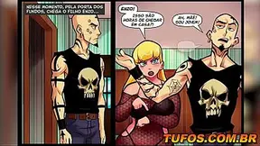 Introducing Luana, a blonde with a huge butt! Voluptuous Housewives Porn Comics