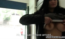 Euro babe Rosalinda fucking in public