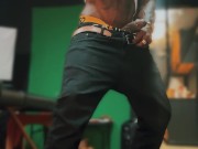 Howdy Cowboy! Doing a little dick tease sub to my onlyfans for more content (CesarBelifonteUncut)