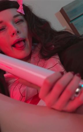 Watch Nezuko Train Her Very Wet Holes for You