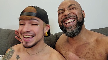 THE BIG DARK CHOCOLATE RAY DIESEL VS THE SMALL SWEET TWINK LEO BULGARI!!! - FULL AMAZING VIDEO!!!