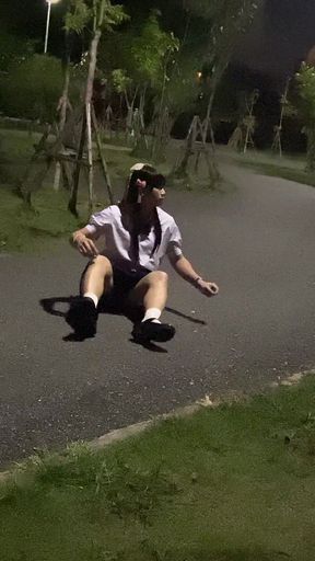 Solo on the road is a student