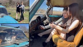 Lisa and Alina are trying to start VAZ 4K