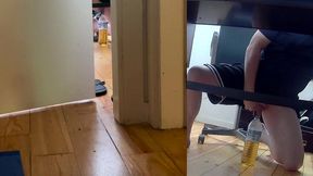guy couldn t leave his desk and had to pee in a bottle - full version