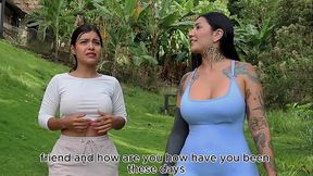 My personal trainer gives me a deepthroat blowjob and eats my pussy