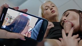 Real Life Futa Creampie - Naughty Brunette Girl Seduces Shemale Trans Tg Teacher At School