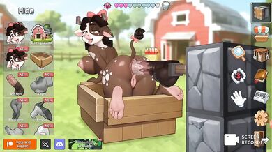 Cartoon Minecraft Sex Game Gameplay With Big Dick And Big Tits In HD Porn