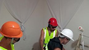 putaria na obra com os pintores dotados