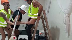 putaria na obra com os pintores dotados