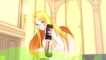 Uncensored Japanese game featuring busty anime oneshota