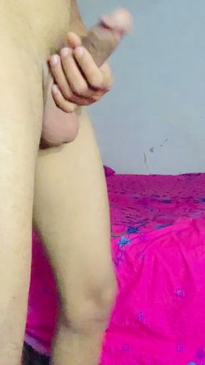 Jerking off in Her Room