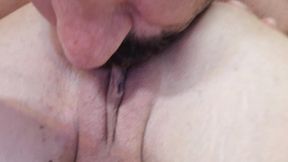 close up pussy lick, pussy suck, orgasm, cumshot, dirty talk