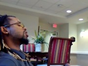 Hotel lobby area was empty... almost got caught (OnlyFans/Nicksteeledick)