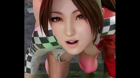 Horny Racing Queen Mai Shiranui Fucked From Behind In 3D Anime Action