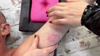 Femdom Mistress Biting - Miss Flora and Miss Medea