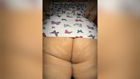 Her panty wedgie is really deep