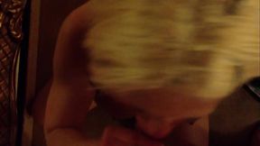 Pornstar Barbie Blaze Does Deep throat then finishes with a hand job