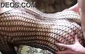 Russians fuck a crossdresser