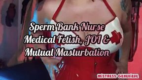 JOI Hot Nurse Medical Fetish Roleplay Cosplay Video- MP4 Format