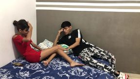 stepsister takes away my desire to fuck and I fuck her hard in her pussy - HD porn