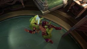 an elf has a threesome with two goblins - warcraft parody