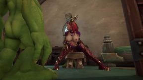 an elf has a threesome with two goblins - warcraft parody