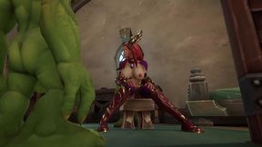 an elf has a threesome with two goblins - warcraft parody