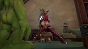 an elf has a threesome with two goblins - warcraft parody