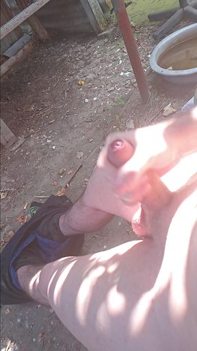 Young Bisexual Masturbates His Huge Cock Day 2