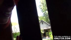 Young redhead girl Zoey Nixon hard by older man