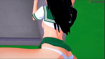 Kagome fucking on the roof - RED - Inuyasha - Full Movie on Sheer & PTRN: Fantasyking3