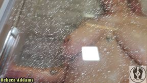 Glasschord Fetish Tits and Pussy Soap Massage Showered