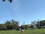 RexiTron public bullwhip cracking, meta glasses