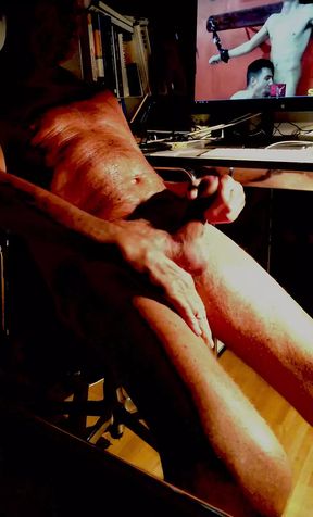 at night in the office