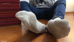 DIRTY WHITE SOCKS IN YOUR FACE LONG - MOV HD