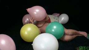 Fat Ass Granny Smoker Lets Her Step-Grandson Play With Her Balloons ( PART 2 )