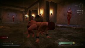 Roman slave takes a hard pounding from a massive cock