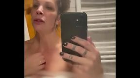 Skiing Babe in Red Gets Creampie
