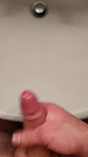Splashed into the sink:)