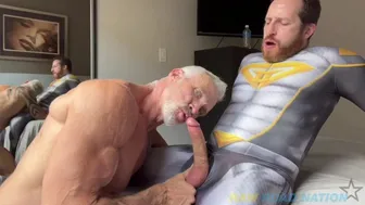 Silver Surfer Barebacks Bearded Howard Stark's Muscled Ass