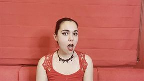 Burping in Red with Peko Lux - MP4 (HD 1080p)