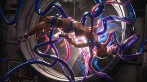Judy Alvarez Trapped by a Terrifying Space Tenta (3D Animation)
