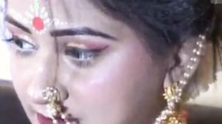 Newly Married Indian Bhabhi Ishmita Hardcore Honeymoon First night sex with Husband