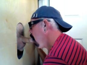 Married Latino Gets Gloryhole Dick Sucking