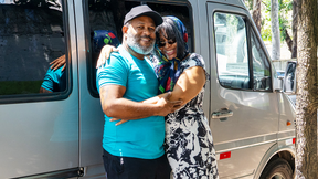 BBW ebony mature picked up for deep anal