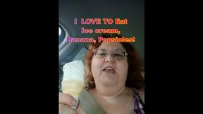 I love Ice cream, bananas and popsicles Yum mv4