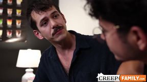 Stepfather Jonah Wheeler demonstrates how to pound ass and blows a dick