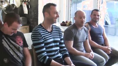Sydney Aussie MILF gets down & dirty with her studs in a homemade fourway orgy