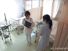 Hot Asian Nurse Takes Charge by Wildly Blowing Her Patient